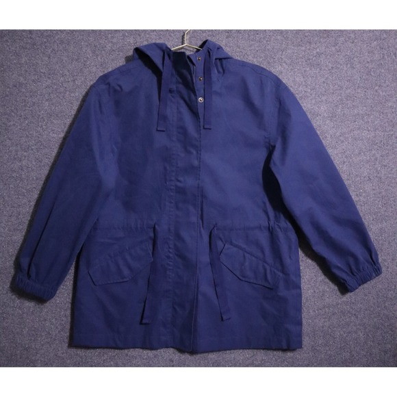 Madewell Other - Madewell Waterproof Raincloud Raincoat Women Medium Indigo Blue NWT NEW